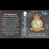 Gibraltar 2015 Block 122 Royal Air Force Squadrons IV Wappen Schwadronen