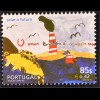 Portugal 2001, Michel Nr. 2496-98, Int. Malwettbewerb Kinder, Zukunft auf Marke