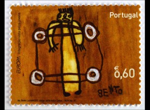 Portugal 2006, Michel Nr. 3047, Europa-Integration, Angekettete Person