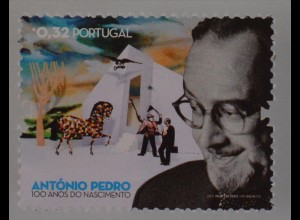 Portugal 2009, Michel Nr. 3442, 100. Geburtstag von Antonio Pédro, bek. Maler