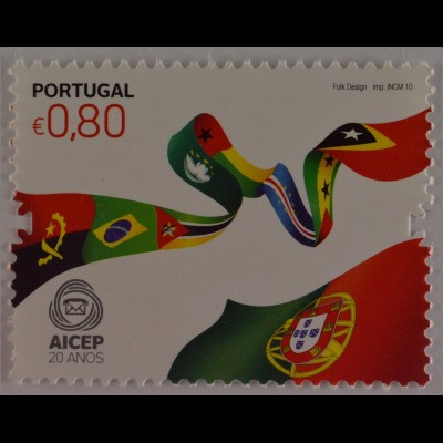 Portugal 2010, Michel Nr. 3586, 20 Jahre Post- und Fernmeldeverband 