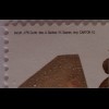 Portugal 2010, Michel Nr. 3587, Steinfiguren, Briefmarke mit Granitstaubauftrag