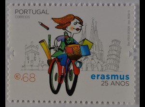 Portugal 2012, Michel Nr. 3718, 25 Jahre Bildungsprojekt "Erasmus"