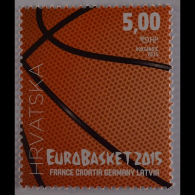 Kroatien Croatia 2015 Michel Nr. 1203 Eurobasket in Kroatien, Ballsport