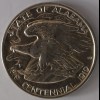 Amerika USA 1/2 Dollar 1921 Alabama Adler auf Wappenschild Silber
