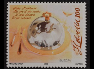 Schweiz 2005 Michel Nr. 1927 **, Europa: Gastronomie 