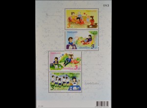 Thailand 2012, Block 291, Internat. Briefwoche, Liebesbrief, Brief an Freunde