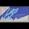 Bulgarien Bulgaria 2014, Block 381, Olympische Winterspiele Sotschi, Skispringen