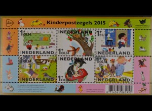 Niederlande 2015 Block 162 Kindermarken Kinderpostzegels Kinderzimmer