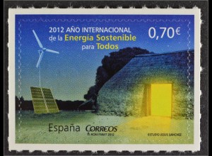 Spanien España 2012 Michel Nr. 4675 Int. Jahr nachhaltiger Energie für alle