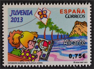 Spanien España 2013 MiNr. 4826 23. Nat. Jugend-Briefmarkenausstellung JUVENIA