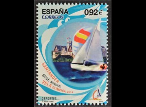Spanien Spain España 2014 Michel Nr. 4910 Segelweltmeisterschaften Santander