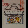 Sonderblatt der Sonderpostkarte Messe Essen 1990 Europa Drachen