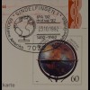 Sonderblatt der Sonderpostkarte Sindelfingen 1992 500 Jahre Globus Erdglobus