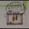 Sonderblatt der Sonderpostkarte Postwertzeichenausstellung Dortmund 1993 Naposta