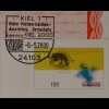 Sonderblatt der Sonderpostkarte Postwertzeichenausstellung Kiel 2000 
