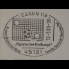 Sonderblatt der Sonderpostkarte Briefmarkenmesse Essen 2000 Fair geht vor