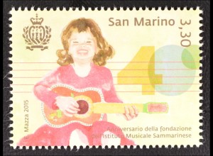 San Marino 2015 Michel Nr. 2649 40 Jahre Sanmarinesisches Musikinstitut