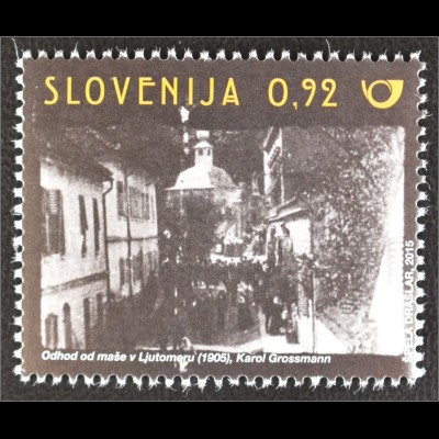 Slowenien Slovenia 2015 Michel Nr. 1176 110. Jahrestag der ersten Filmaufnahme