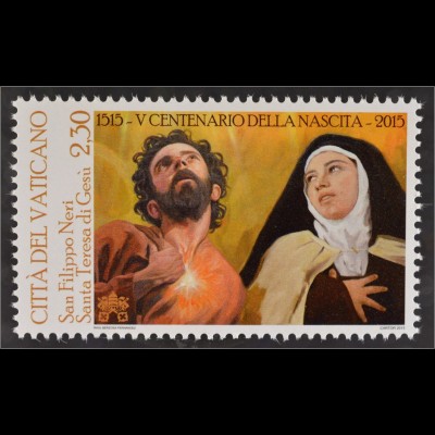 Vatikan Cittá del Vaticano 2015 Michel Nr. 1852 500. Geburtstag Theresia Philipp