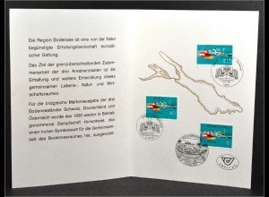 Österreich MiNr. 2096 Euregio Bodensee Gemeinschaftsaugabe Joint Issue 1993