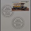 BRD Ersttagsbrief FDC MiNr. 2456 Tag der Briefmarke: 100 Jahre Kraftpost