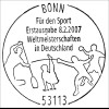BRD Ersttagsbrief FDC MiNr. 2585-87 Sporthilfe Kanurennsport Turnen Fünfkampf WM