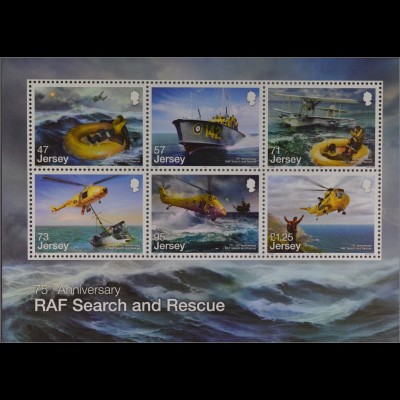 Jersey 2016 Block 137 RAF Suchen und Retten Hubschreiber Seerettung