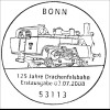 BRD Ersttagsbrief FDC Michel Nr. 2681 125 Jahre Drachenfelsbahn Zahnradbahn