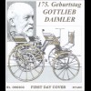 BRD Ersttagsbrief FDC Michel Nr. 2725 175. Geburtstag von Gottlieb Daimler