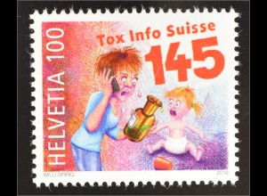 Schweiz 2016 Nr. 2437 50 Jahre Giftnotruf 145 Mutter ruft Notfallnummer Tox Info