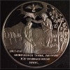 Tauftaler mit Etui Geschenk zur Taufe Medaille Feinsilber 32 mm Durchmesser