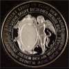 Geschenk zur Taufe Medaille Feinsilber 40 mm Durchmesser Tauftaler mit Etui