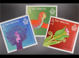 San Marino 2016 Nr. 2661-63 Welttag der Dichtung Literatur Poesie Kunst