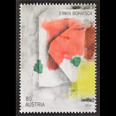 Österreich 2016 Nr. 3263 Erwin Bohatsch Moderne Kunst Künstler Malerei