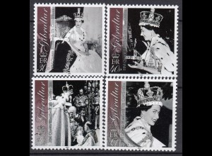 Gibraltar 2003 Michel Nr. 1028-31 50 Jahre Krönung von Königin Elilsabeth II