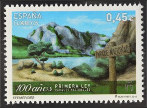 Spanien Spain España 2016 Nr. 5061 100. Jahrestag Nationalparkgesetz Natur