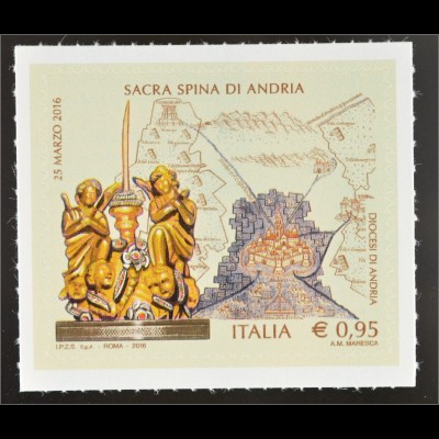 Italien 2016 Michel Nr. 3887 Das Wunder des heiligen Dornes von Andria