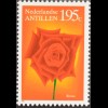 Niederländische Antillen 1993 Michel Nr. 768-71 Hibiscus Sonnenblume Ixora Rose