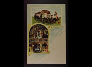 Ansichtskarte Landshut a. d. Isar Ndb. Burg Trausnitz Inneres der Schlosskapelle