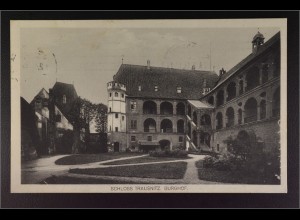 Ansichtskarte Landshut an der Isar Ndb. Schloss Trausnitz Burghof