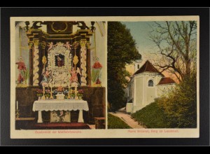 Ansichtskarte Landshut an der Isar Ndb. Maria Bründl Wallfahrtskirche Altar