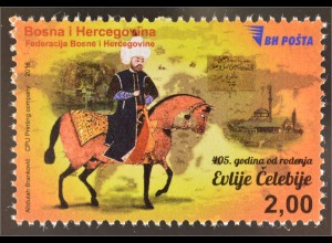 Bosnien Herzegowina 2016 Nr. 693 405. Geburtstag Evilje Celebije Briefmarke