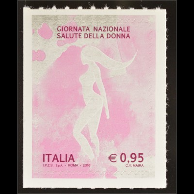 Italien Italy 2016 Michel Nr. 3903 Nationaler Tag der Frauengesundheit La Donna