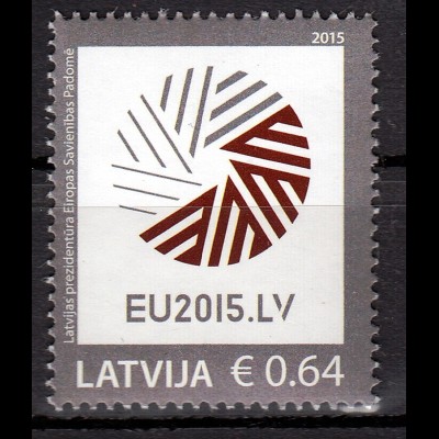 Lettland Latvia 2015 Michel Nr. 928 Lettische Eu Ratspräsidentschaft