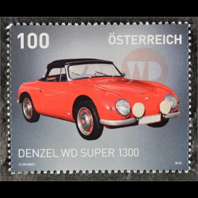Österreich 2016 Nr. 3281 SM Denzel WD Super 1300 Automobile Sportwagen