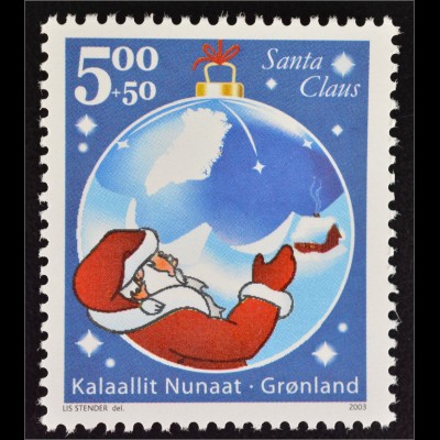 Grönland Greenland 2003 Michel Nr. 402 Stiftung Santa Claus Greenland Nikolaus