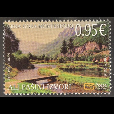Montenegro 2016 Nr. 390 Naturschutz Al Pasini izvori Waldlandschaften Umwelt