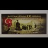 Türkei 2016 Block 147 + Nr. 4257-58 100. Jahrestag Kut-UI Amare Frieden Folder 