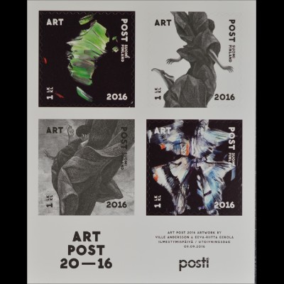 Finnland Finland 2016 Block 91 Zeitgenössische Kunst Art Post Nick Cave Eerola